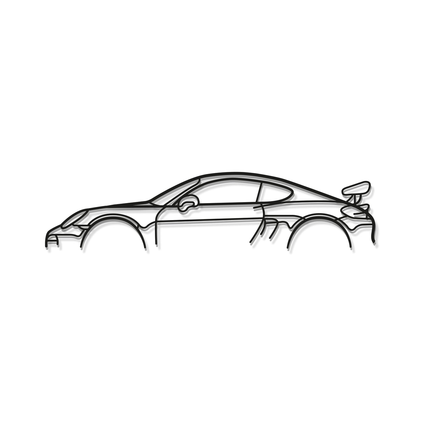 Cayman GT4 981 Metal Car Wall Art - MT0898