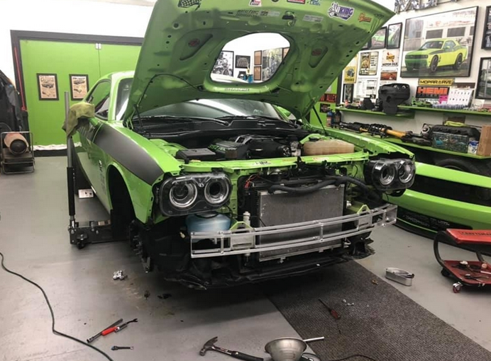 Speedlogix Lightweight Front Bumper Support 2005-2023 Challenger/Charger