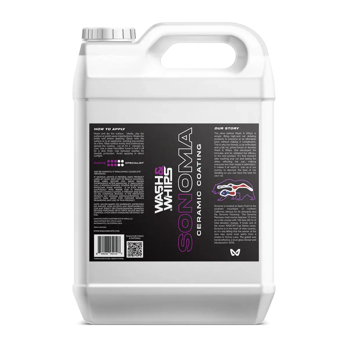 WASH&WHIPS Sonoma Ceramic Finishing Coating Spray - 9H