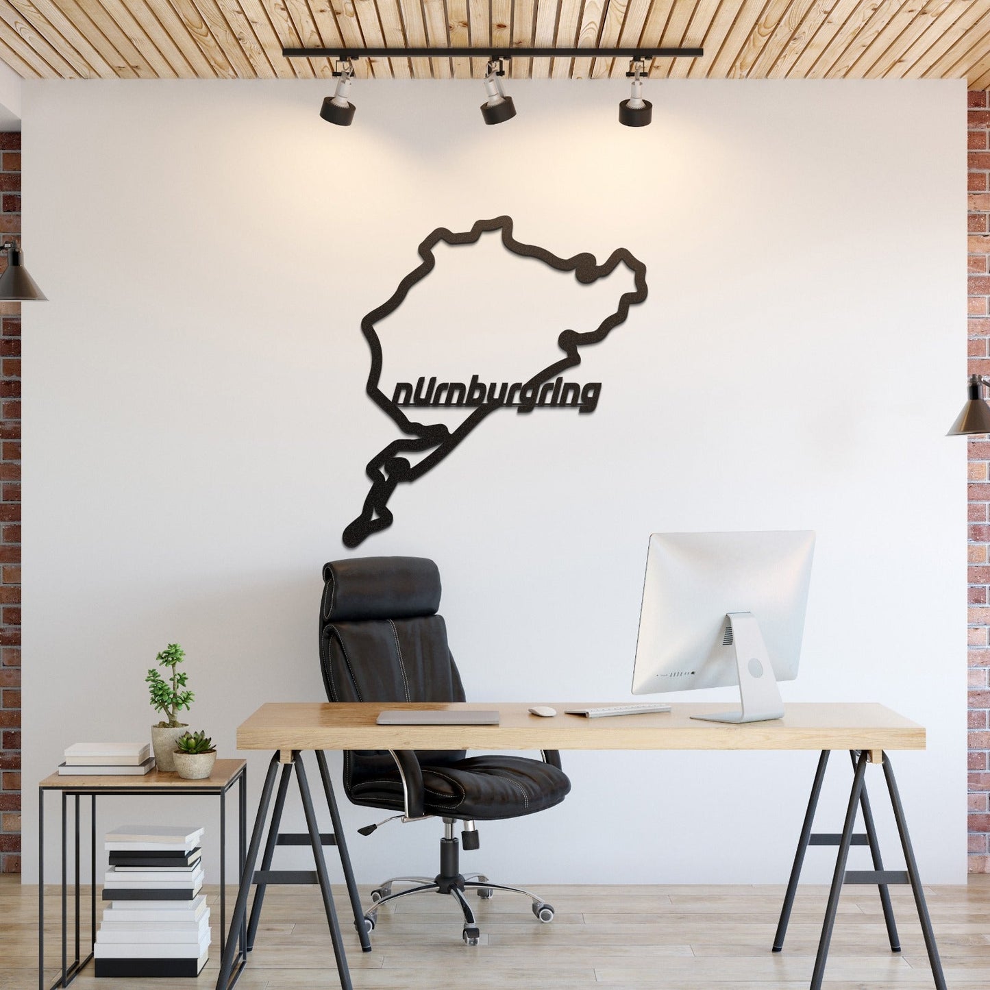 Nurburgring Metal Circuit Wall Art