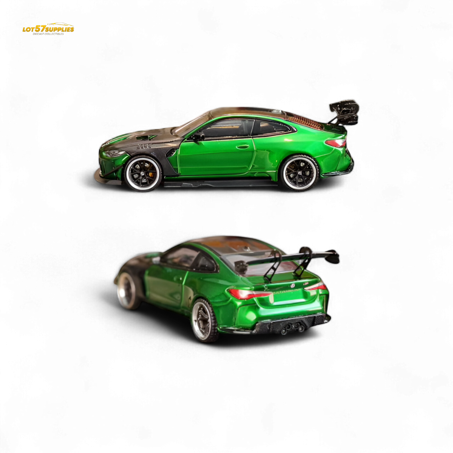 (Pre-Order) SW BMW M4 GTR Widebody Kit Gem Green 1:64