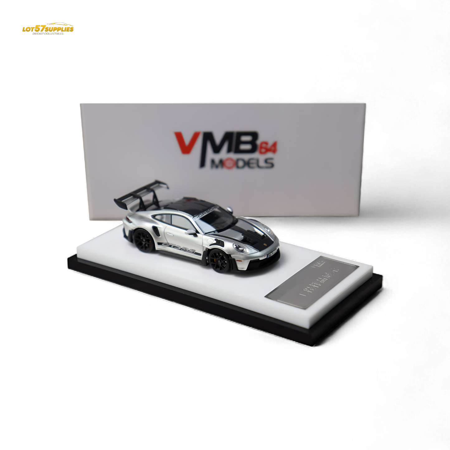 (Pre-Order) VMB Porsche 992 GT3 RS - GT Silver 1:64