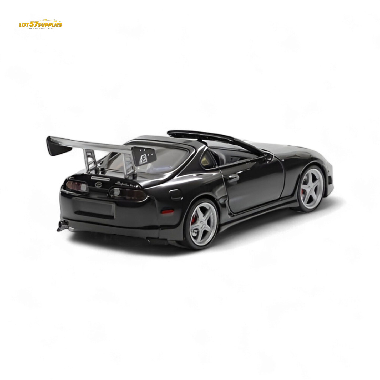 (Pre-Order) Fast Speed Supra Targa - Black 1:64