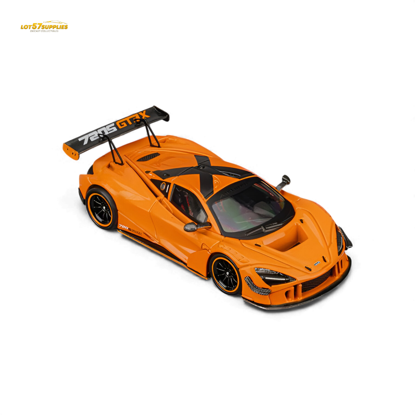 (Pre-Order) CM Model McLaren 720SGT3X - Papaya Orange 1:64