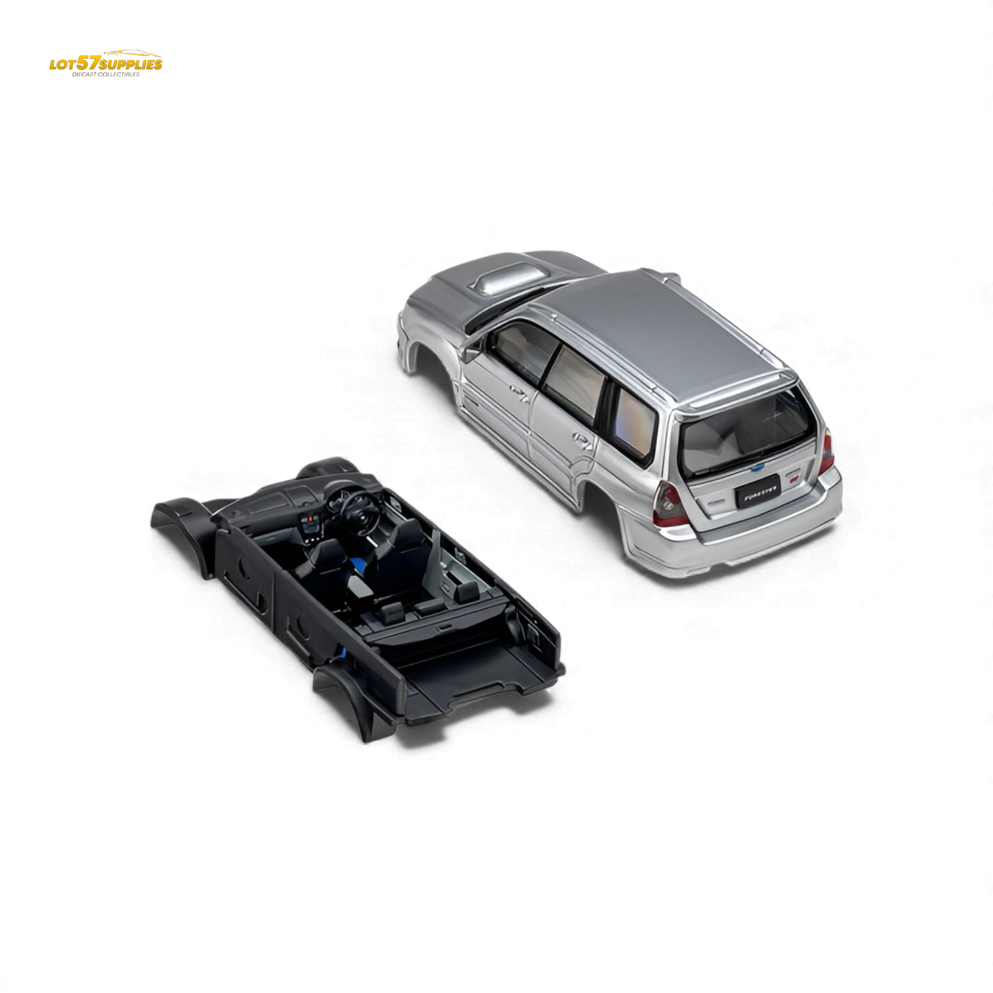 (Pre-Order) Fiberrun Subaru Forester - Silver 1:64