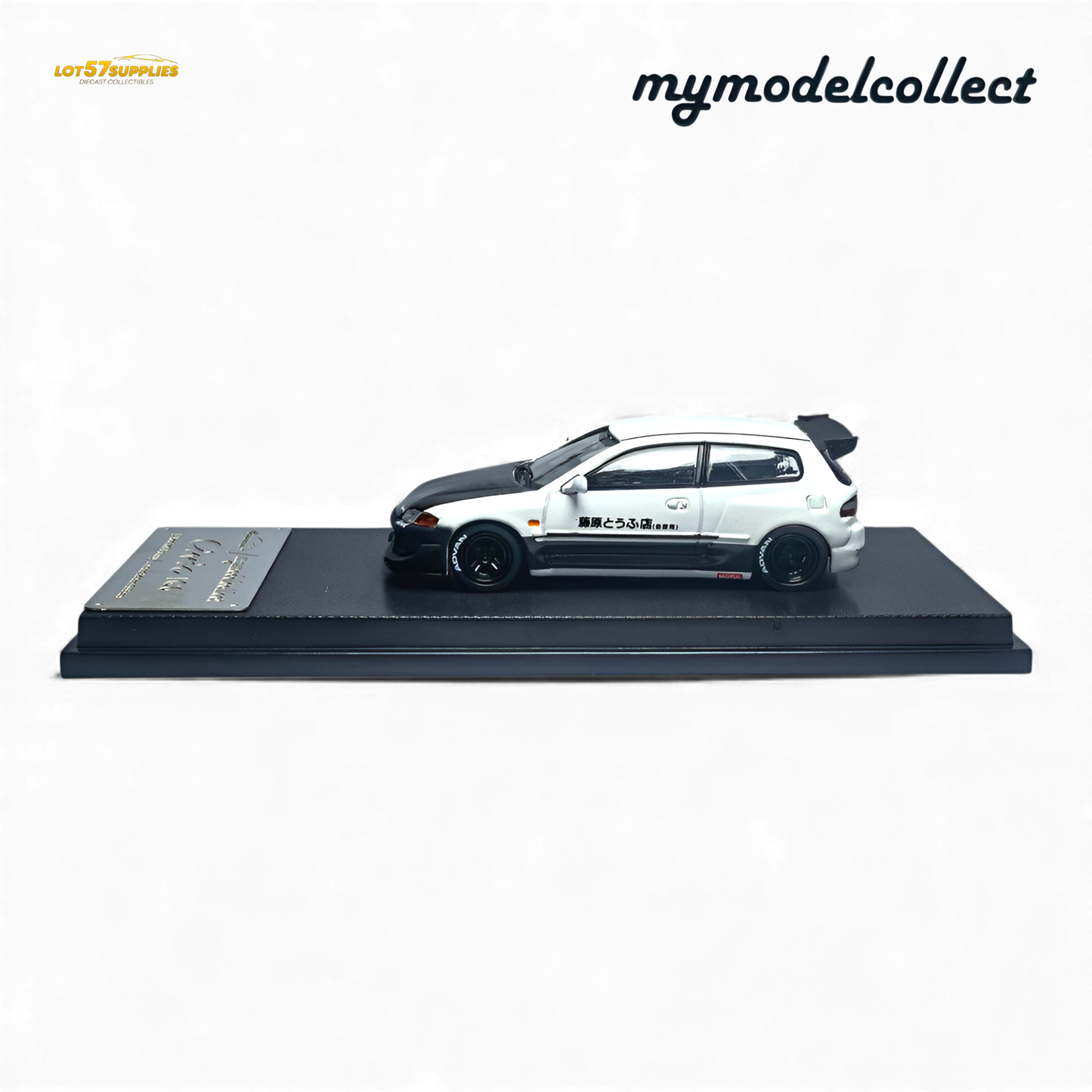 (Pre-Order) MC Civic EG6 Fujiwara Tofu Shop White Carbon 1:64