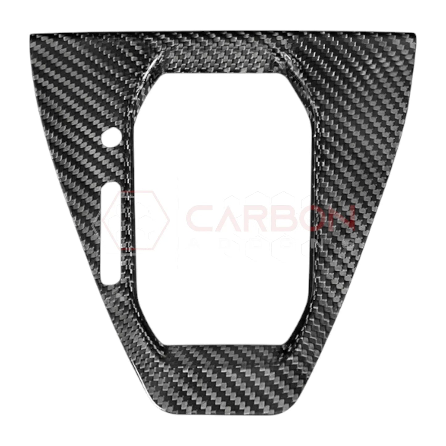 2024+ Mustang Hard Carbon Fiber Gear Shift Trim Cover