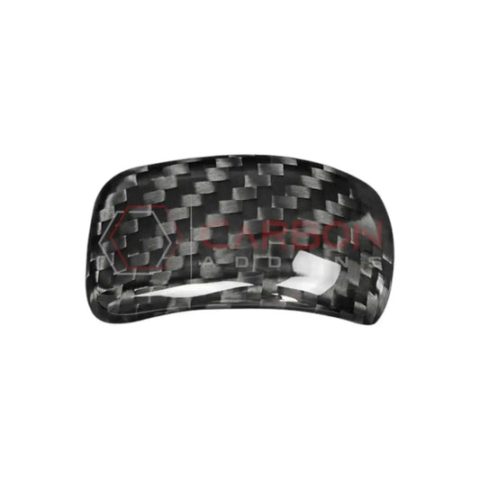 Real Carbon Fiber Shift Knob Trim Cover for 2024+ Ford Mustang