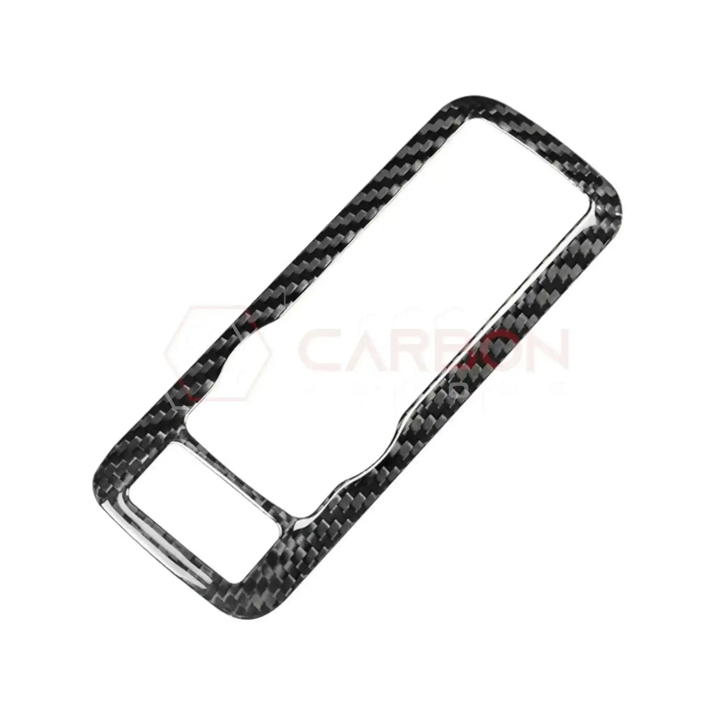 Real Carbon Fiber Headlight Control Trim Cover for 2024+ Ford Mustang