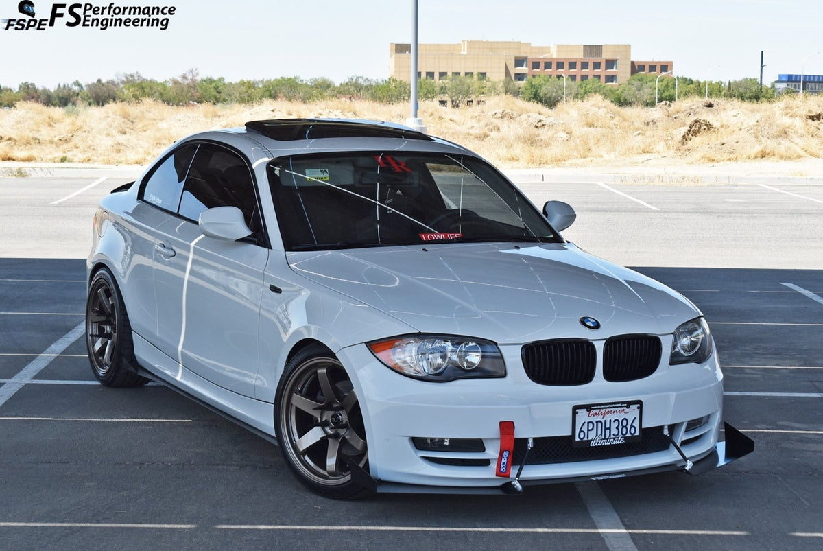 BMW 128i (2007-2013) E82 Front Splitter for M-Tech (M Sport Package) Front Bumper