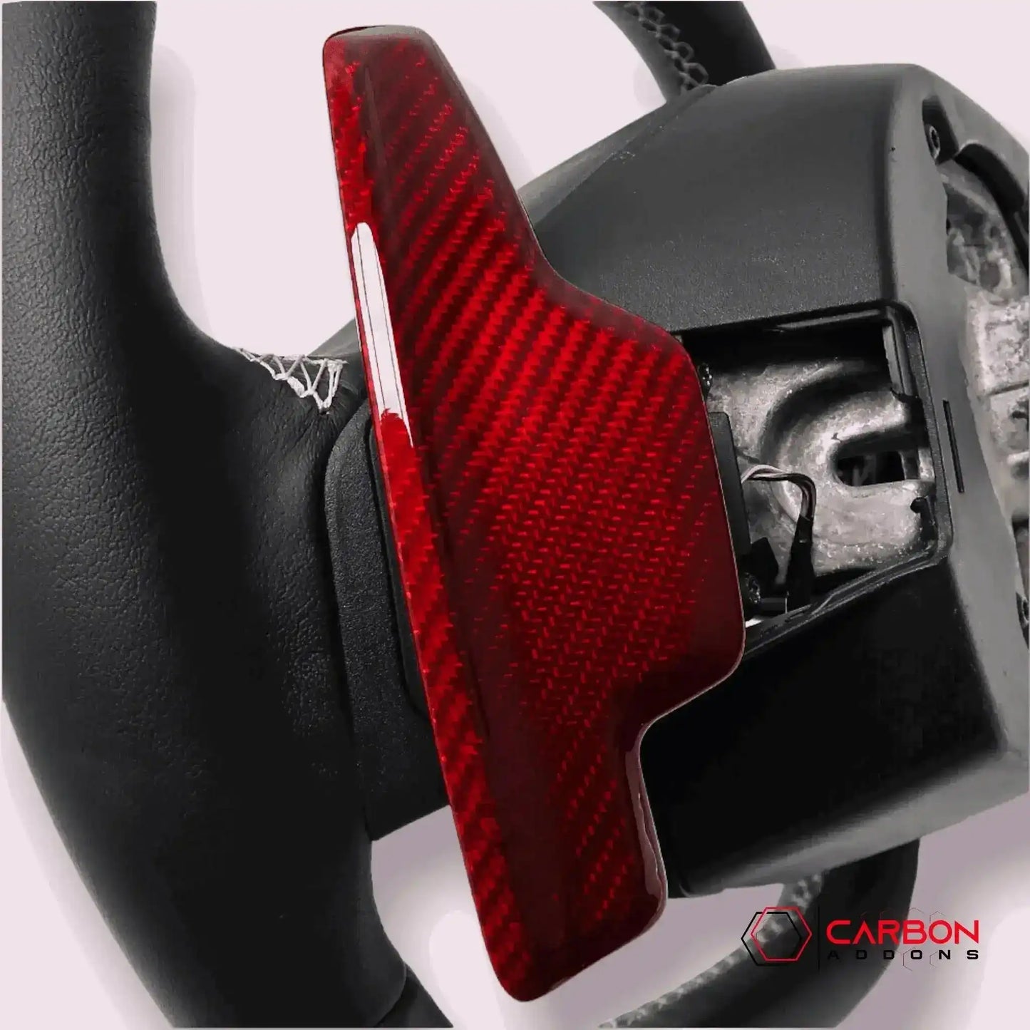 C8 Corvette Real Carbon Fiber Paddle Shifters | Direct Replacement (2020–2027)