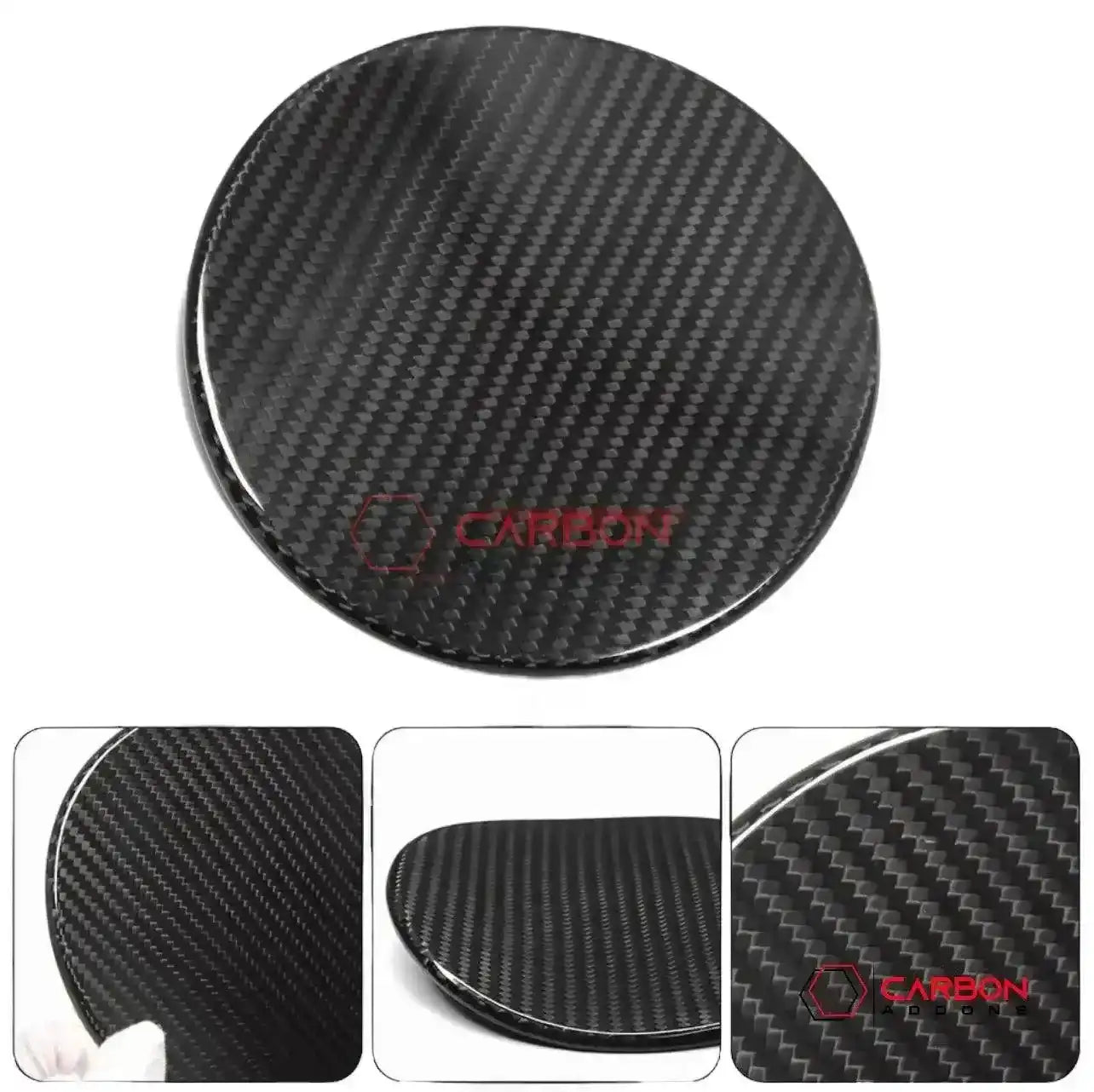 C8 Corvette Carbon Fiber Gas Cap Cover | Exterior Upgrade (2020–2027)