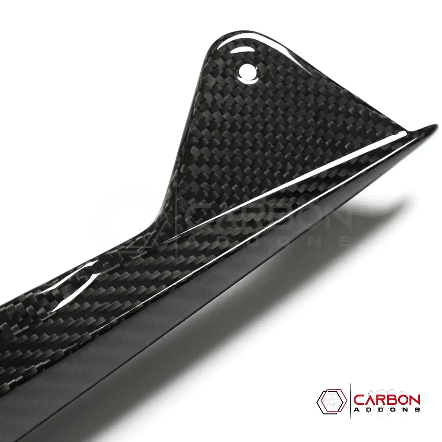 C8 Corvette Z06 & E-Ray DRY Carbon Fiber Side Skirts | 2023–2027 Real Dry Carbon OEM Fit