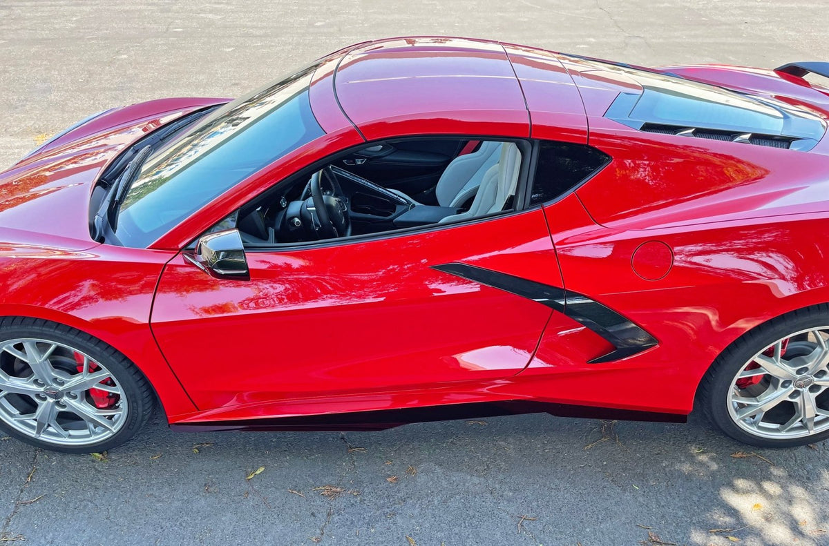 Chevrolet Corvette C8 (2020-2026) Side Skirt Extensions V1