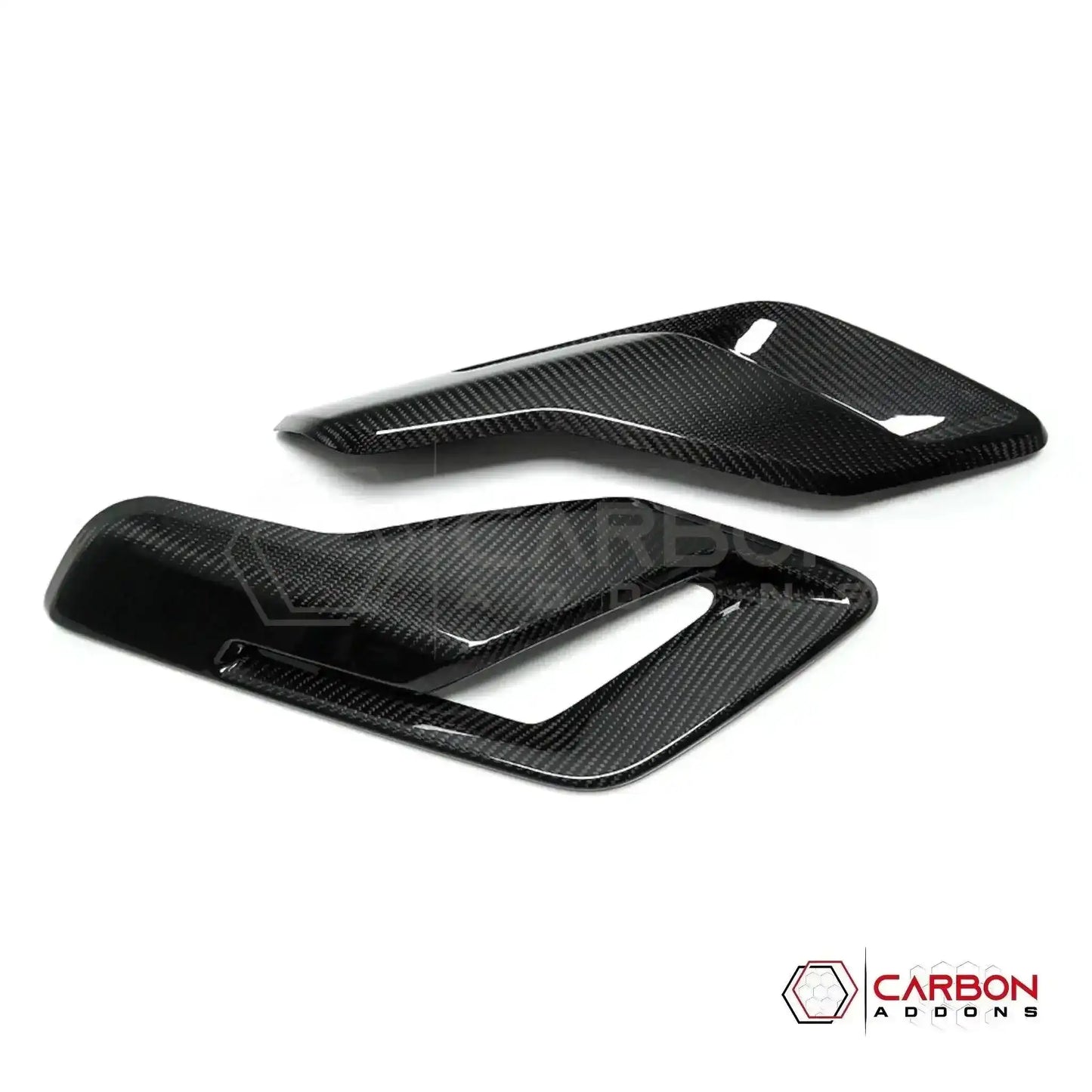 Real Carbon Fiber Fender Vent Covers for 2021+ Ford F-150