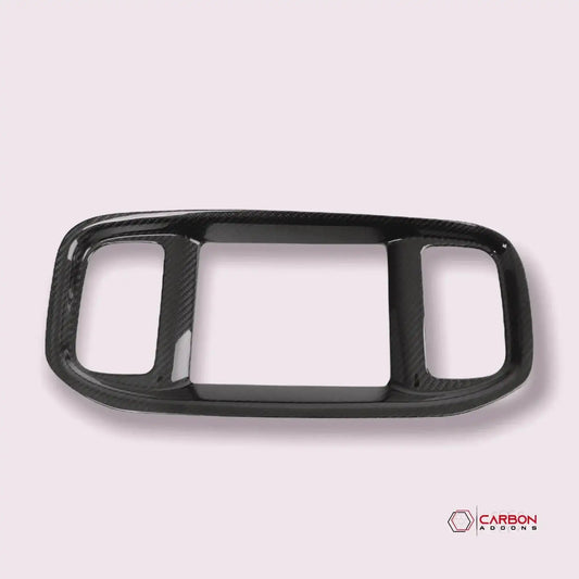 Dodge Charger 2015-2023 Real Carbon Fiber Dashboard Radio Trim Cover
