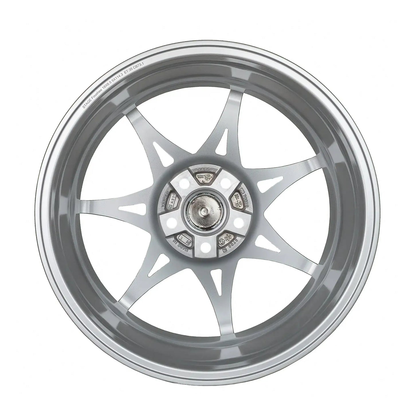 Foushee 18x8.5 +42mm 5x112 CB: 73.1 Color: Liquid Silver
