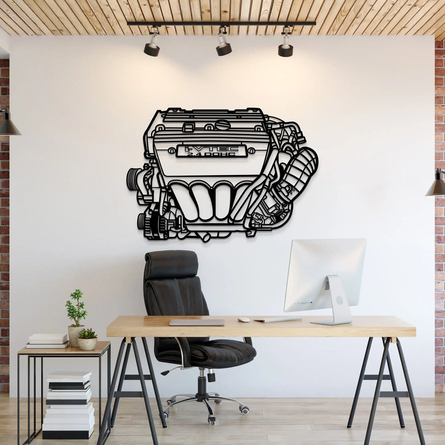 K24 Metal Engine Block Wall Art - MTEB-0005