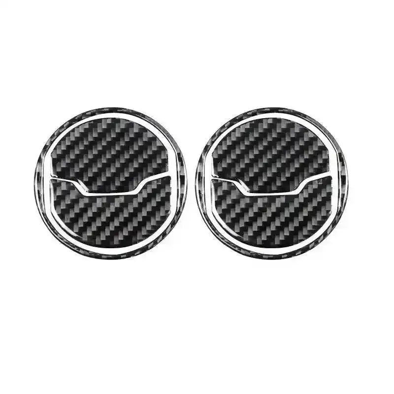 Real Carbon Fiber AC Air Vent Overlay for Mustang 2015-2023
