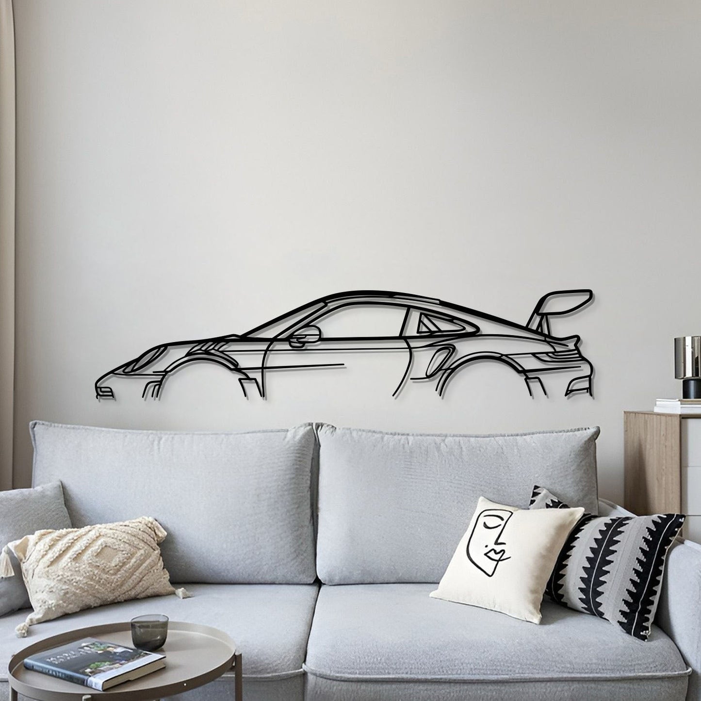 911 GT3 RS Model 992 Metal Car Wall Art - MT0860