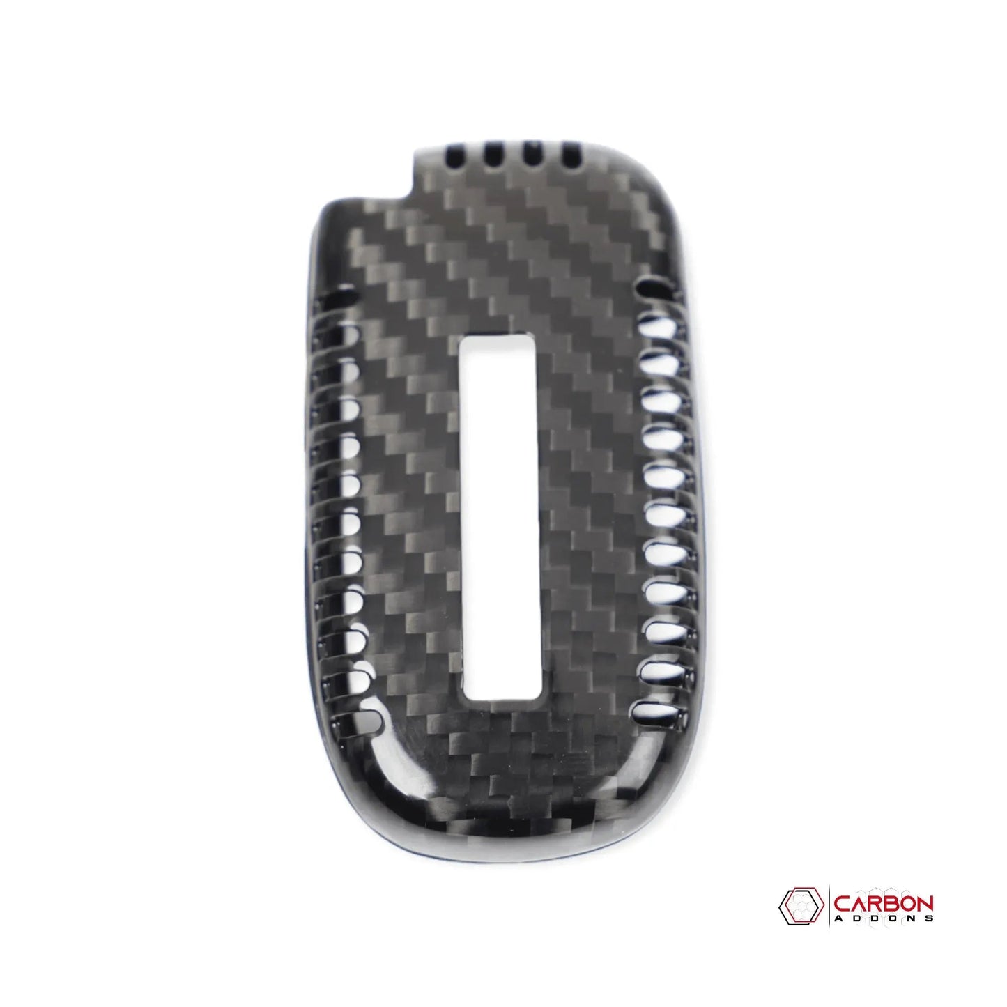 Real Carbon Fiber Key fob Cover for 2011-2023 Dodge Charger Challenger Durango Jeep Chrysler