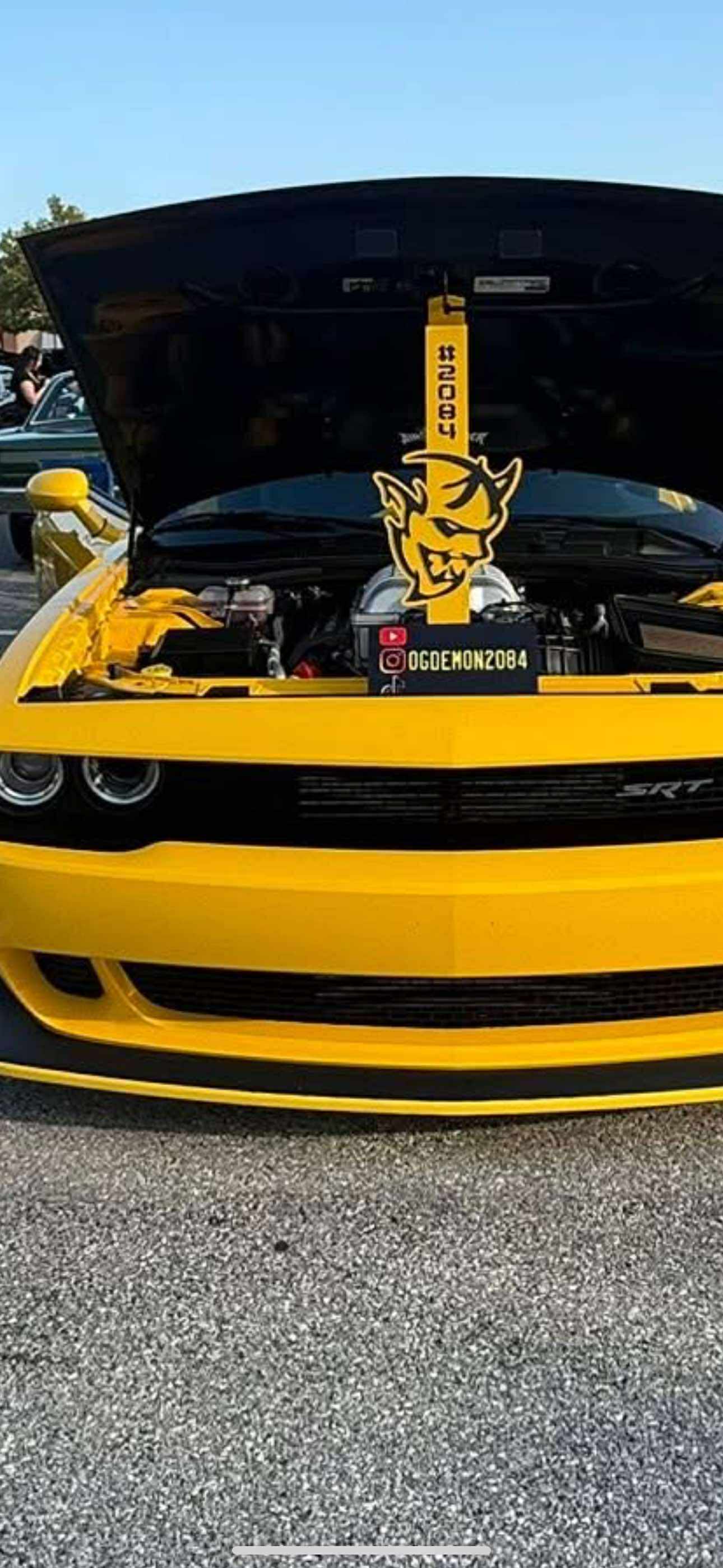Dodge Demon Custom Hood prop