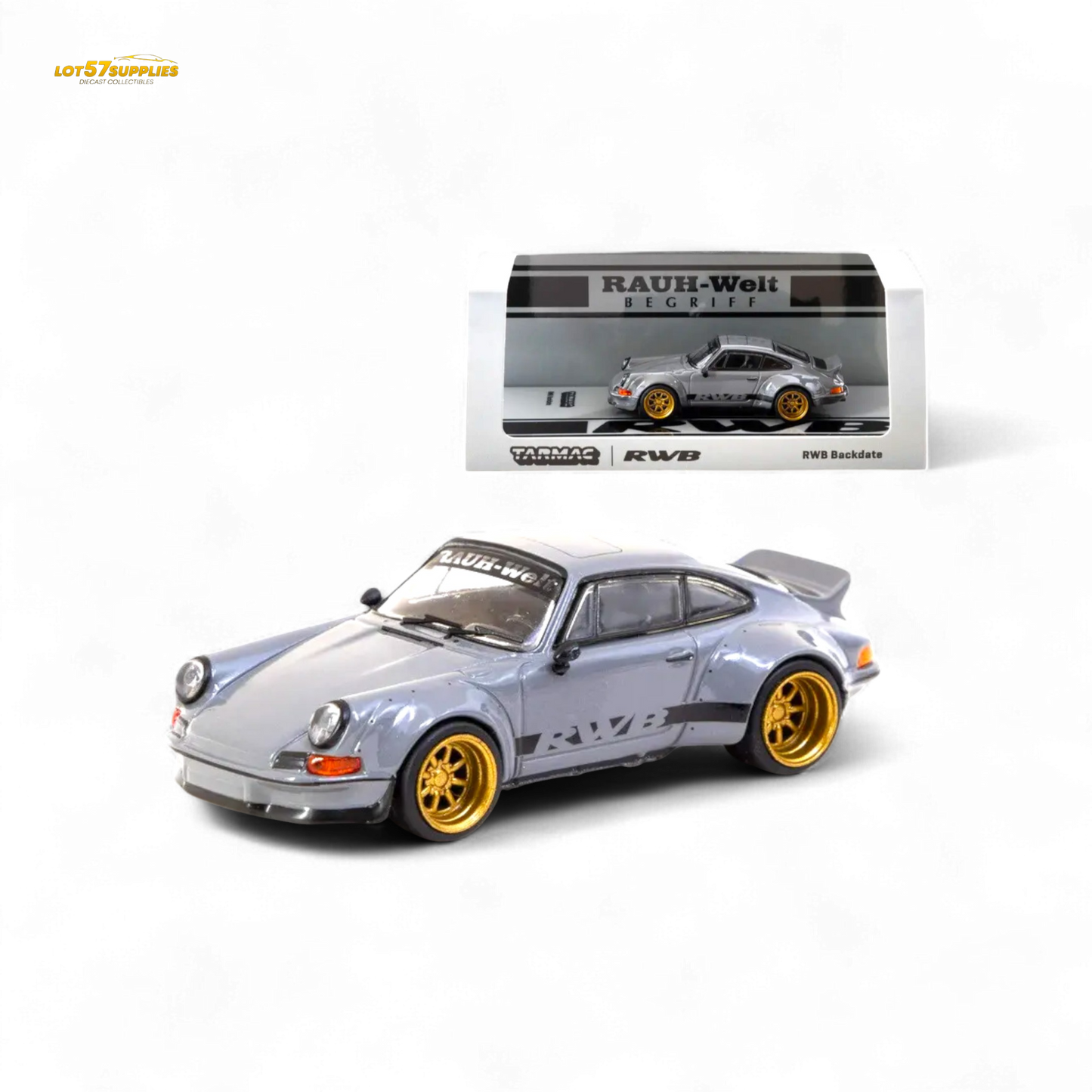 Tarmac Works Porsche RWB Backdate Grey T64-046-GY 1:64