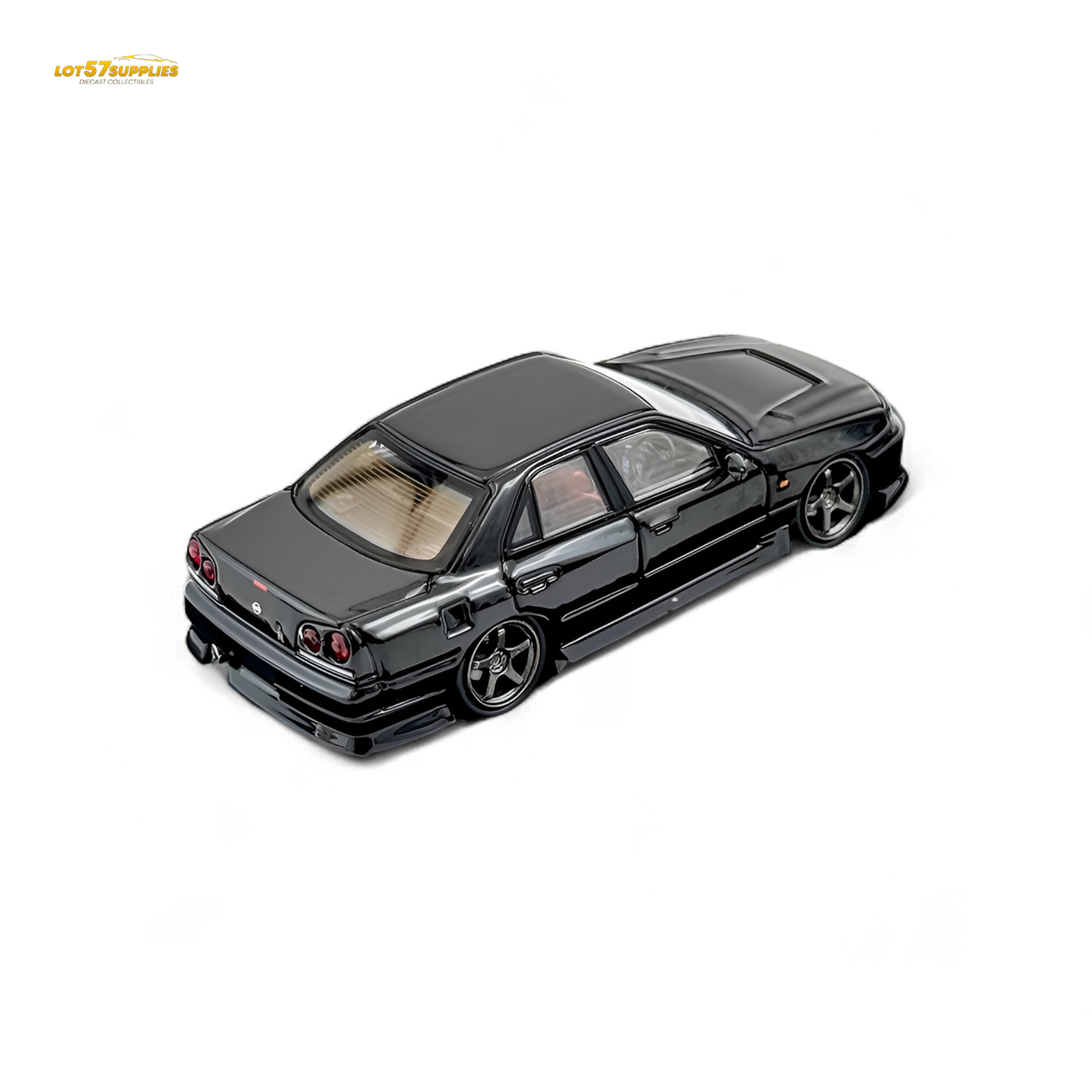 Mortal ER34 SKYLINE URAS Metallic Black 1:64