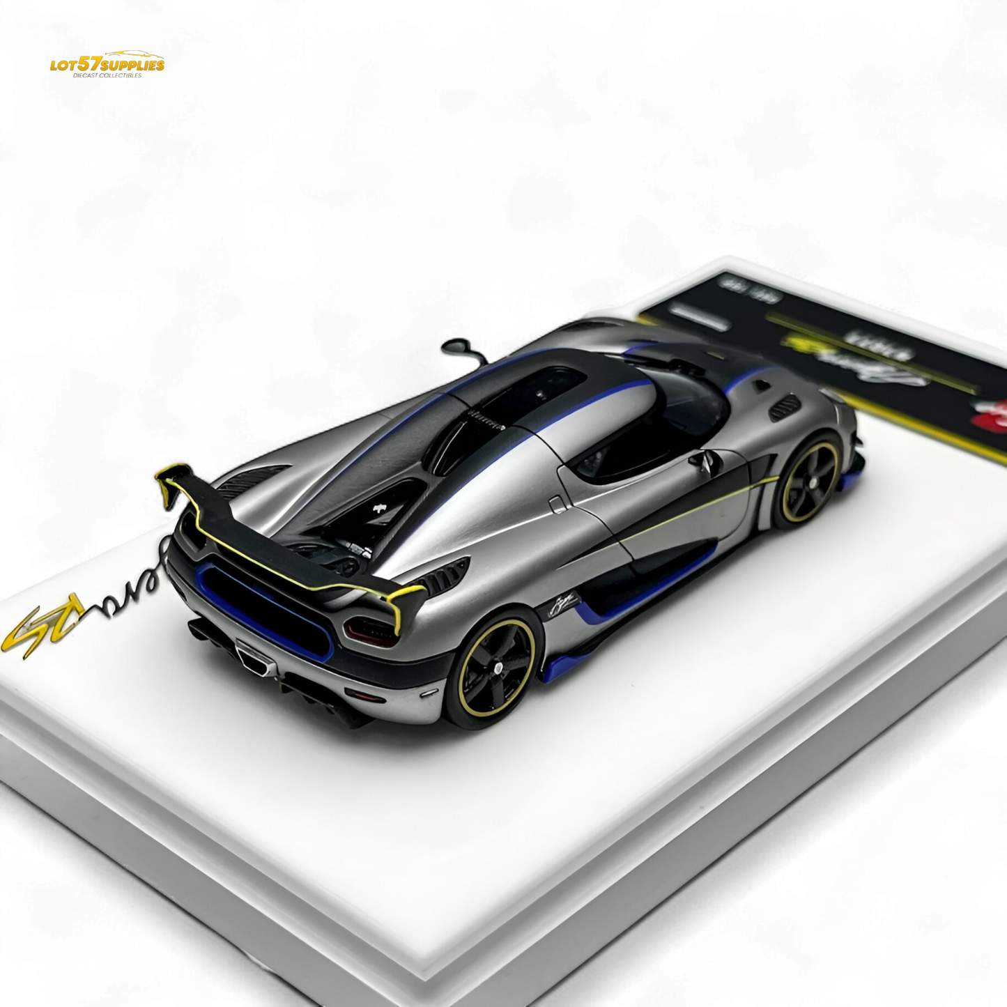 Guo Ji Agera RS - Matte Silver Gray 1:64