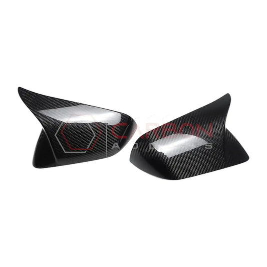 Exterior Carbon Fiber M Style Mirror Covers For Mustang 2015-2023