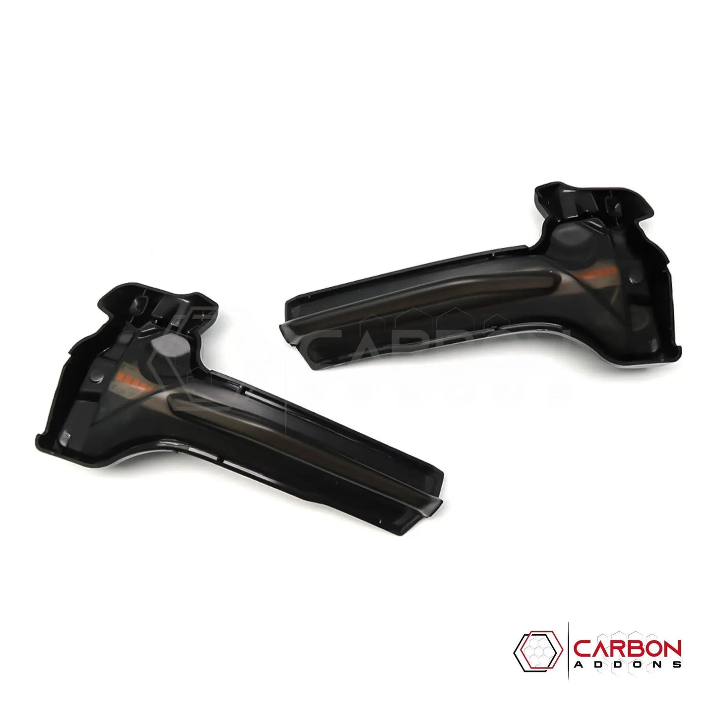 C8 Corvette Smoked Dynamic Sequential LED Mirror Cap Turn Signals