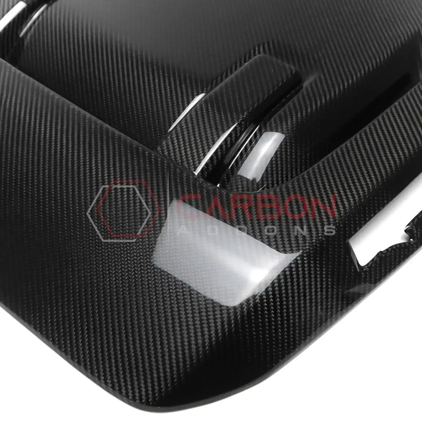 Real Carbon Fiber Hood Vent Cover for 2021+ Ford F150 Raptor (V6)