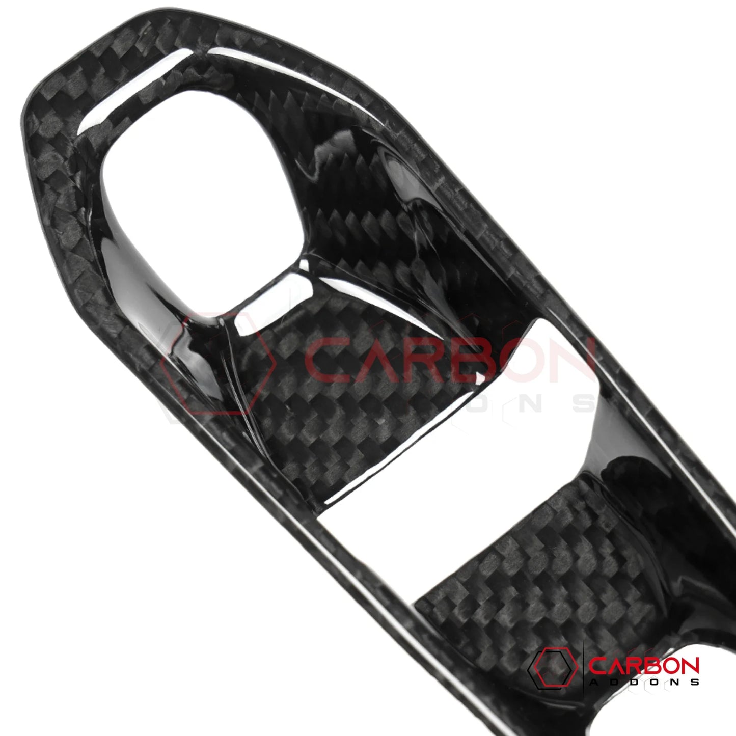 2026+ C8 Corvette Gear Selector Inner Frame Real Carbon Fiber Trim Cover