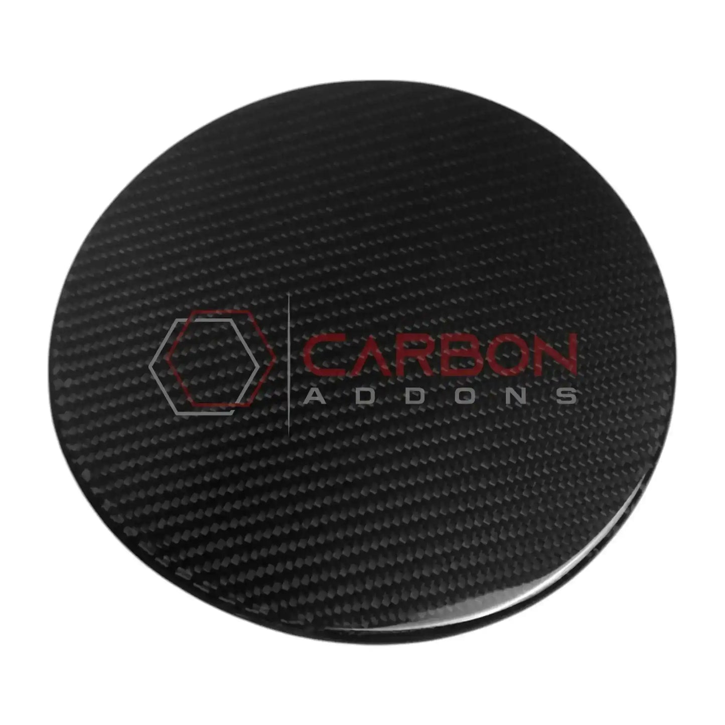 Real Carbon Fiber Fuel Door Cover for 2024+ Ford Mustang