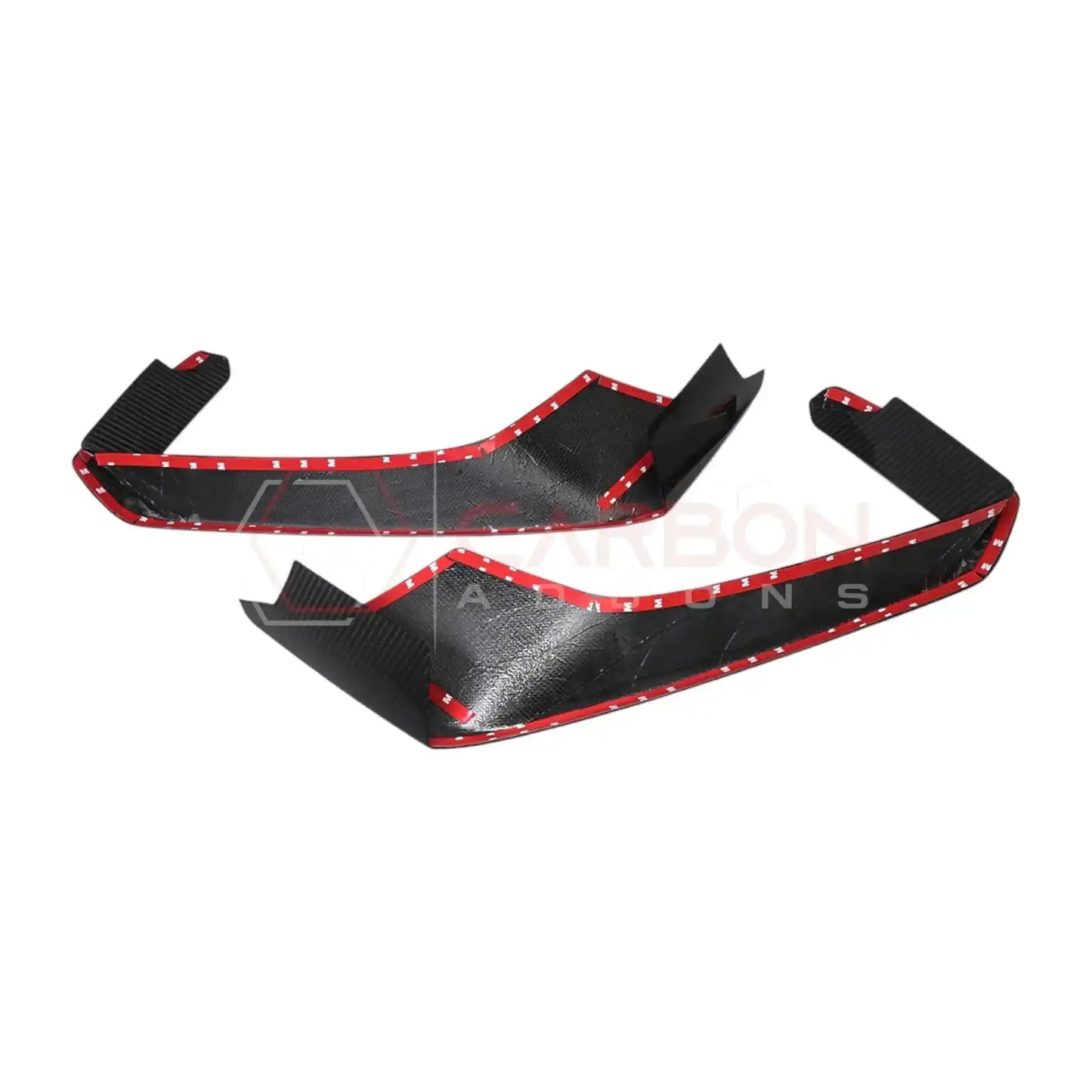 Real Carbon Fiber Lower Fog Light Trim Covers for 2024+ Ford Mustang Dark Horse