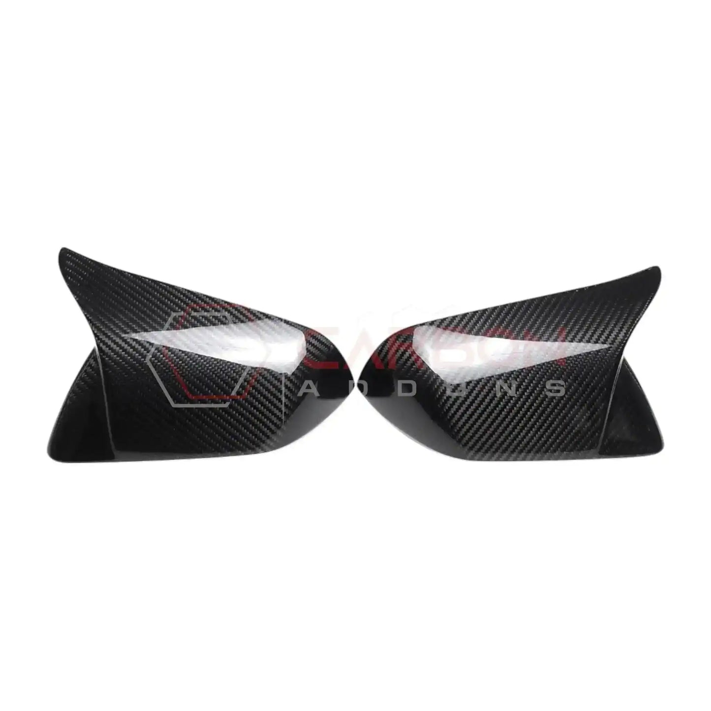 M-Style Real Carbon Fiber Side Mirror Covers for 2024+ Ford Mustang