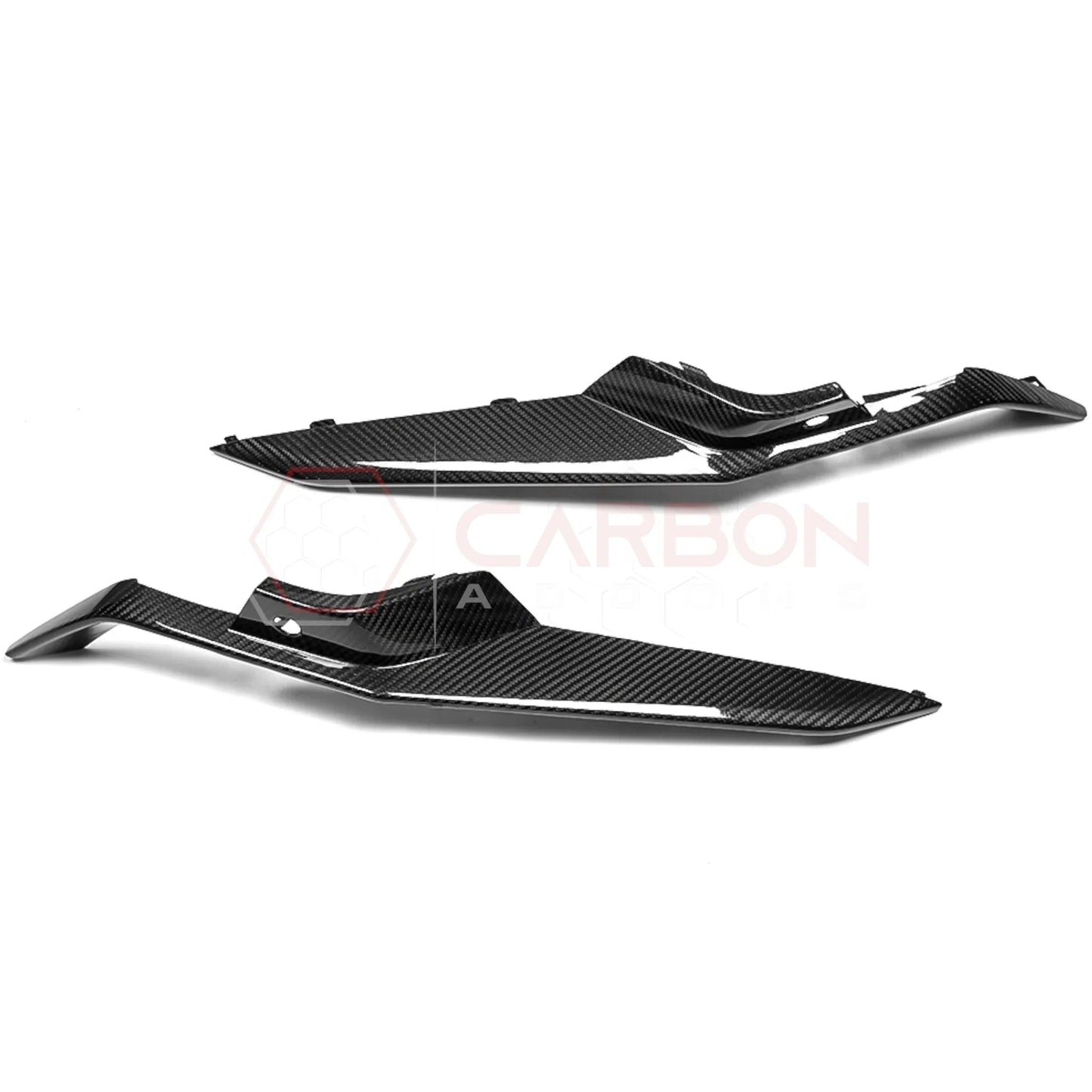 C8 Z06 Corvette Real Carbon Fiber Front Bumper Grill Trims