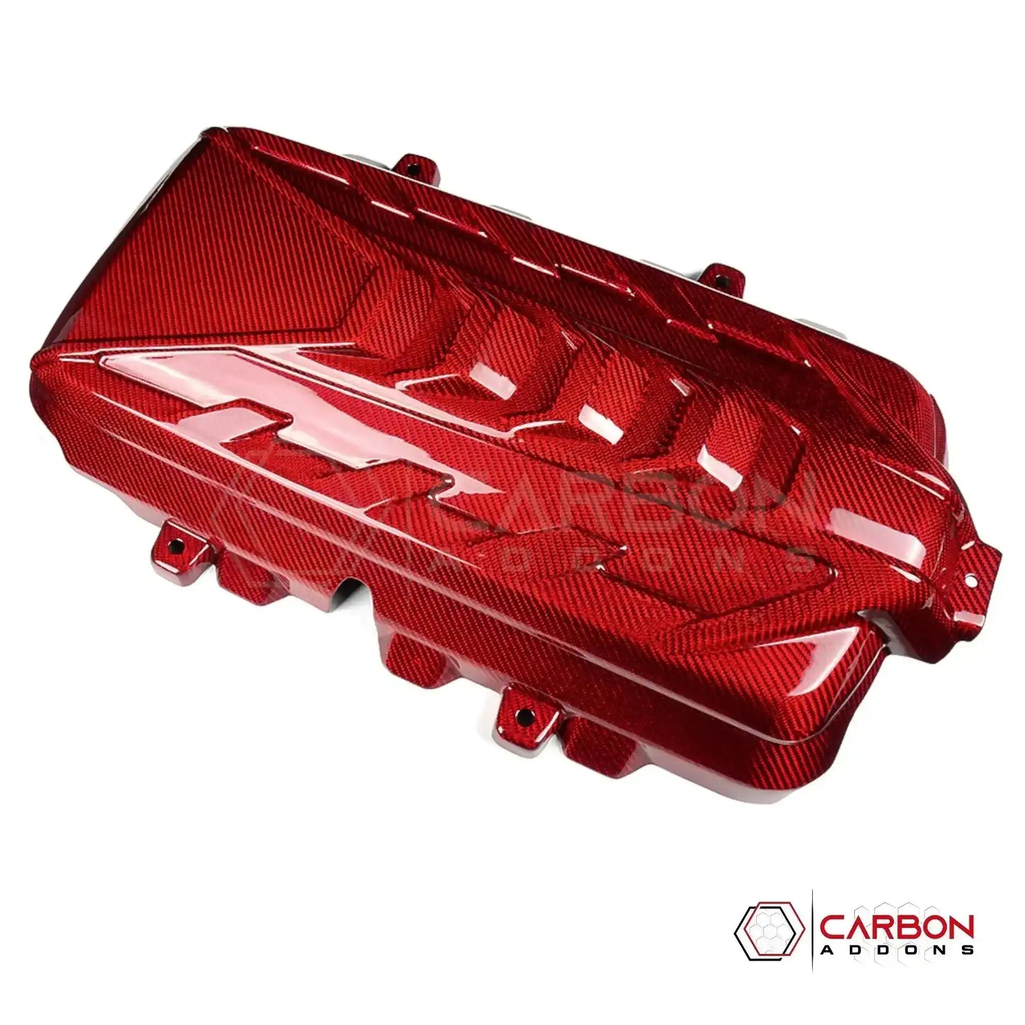 C8 Corvette Stingray Carbon Fiber Engine Cover | Direct OEM Replacement (2020–2027)