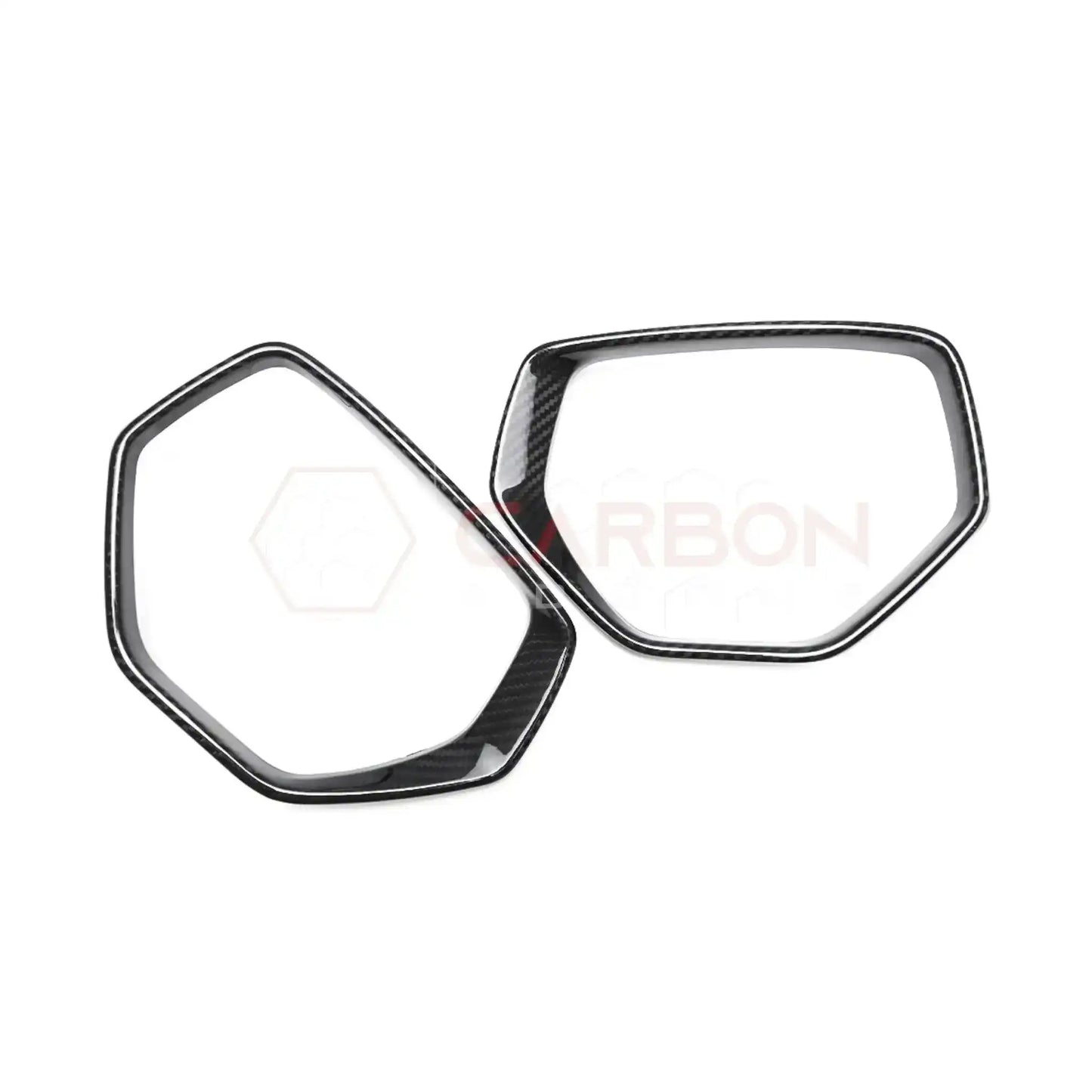 C8 Corvette Carbon Fiber Side Mirror Front Trim Cover