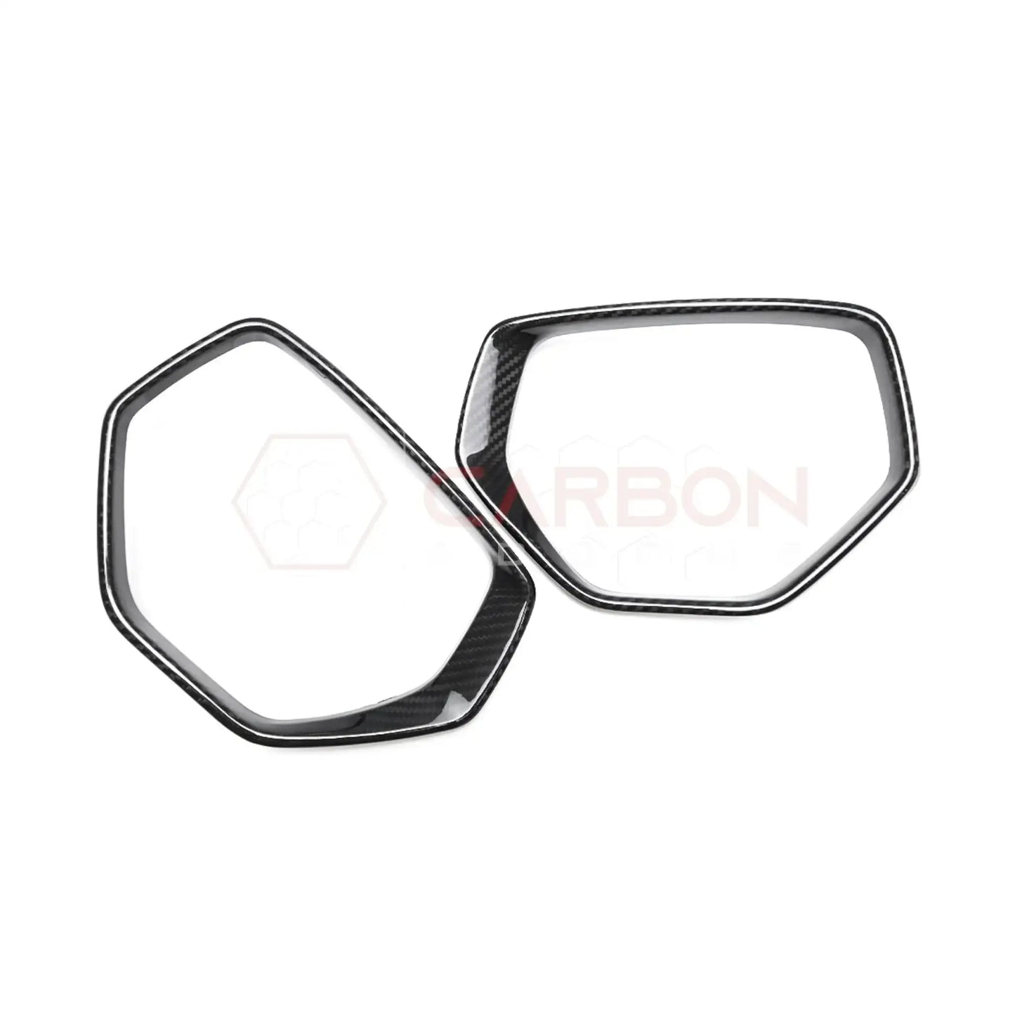 C8 Corvette Carbon Fiber Side Mirror Front Trim Cover (2020-2026)