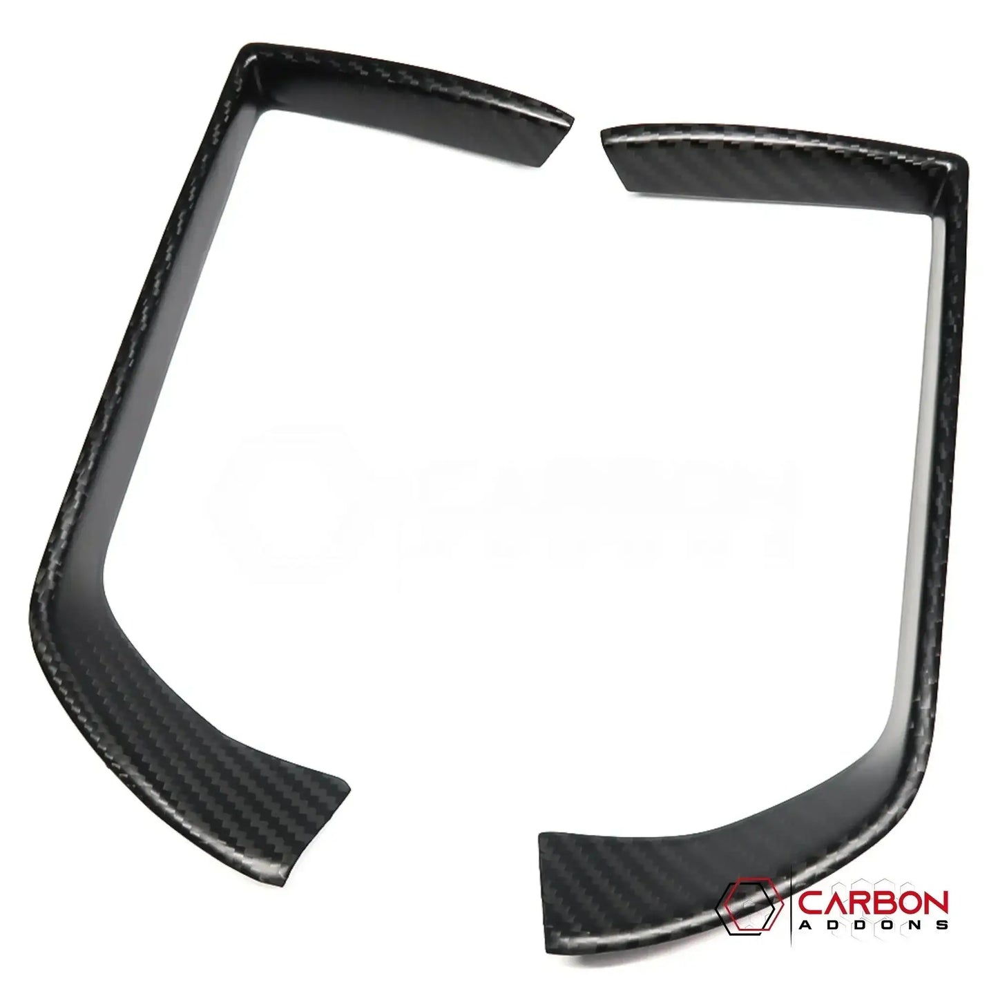 2019+ RAM 1500/TRX/RHO Infotainment Screen AC Vent Trim Hard Carbon Fiber Cover