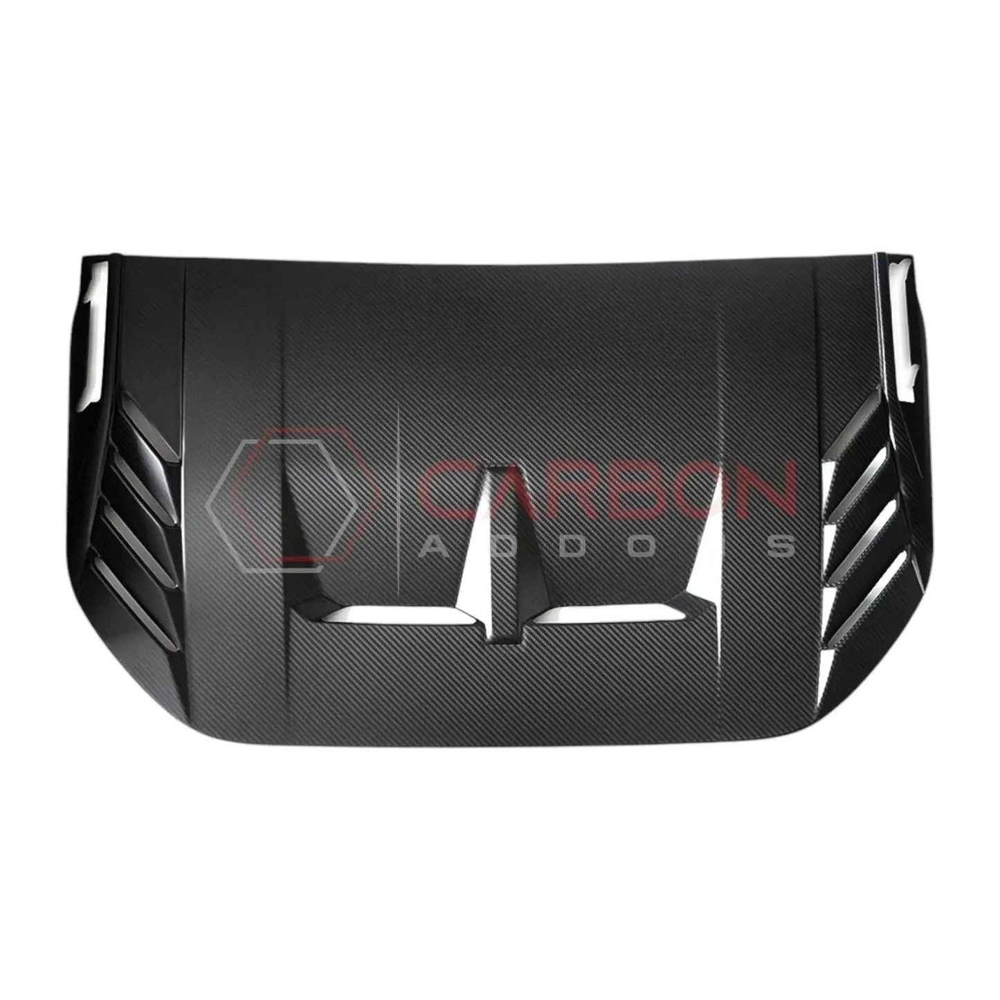 Real Carbon Fiber Hood Vent Trim Cover For 2021+ Bronco Raptor