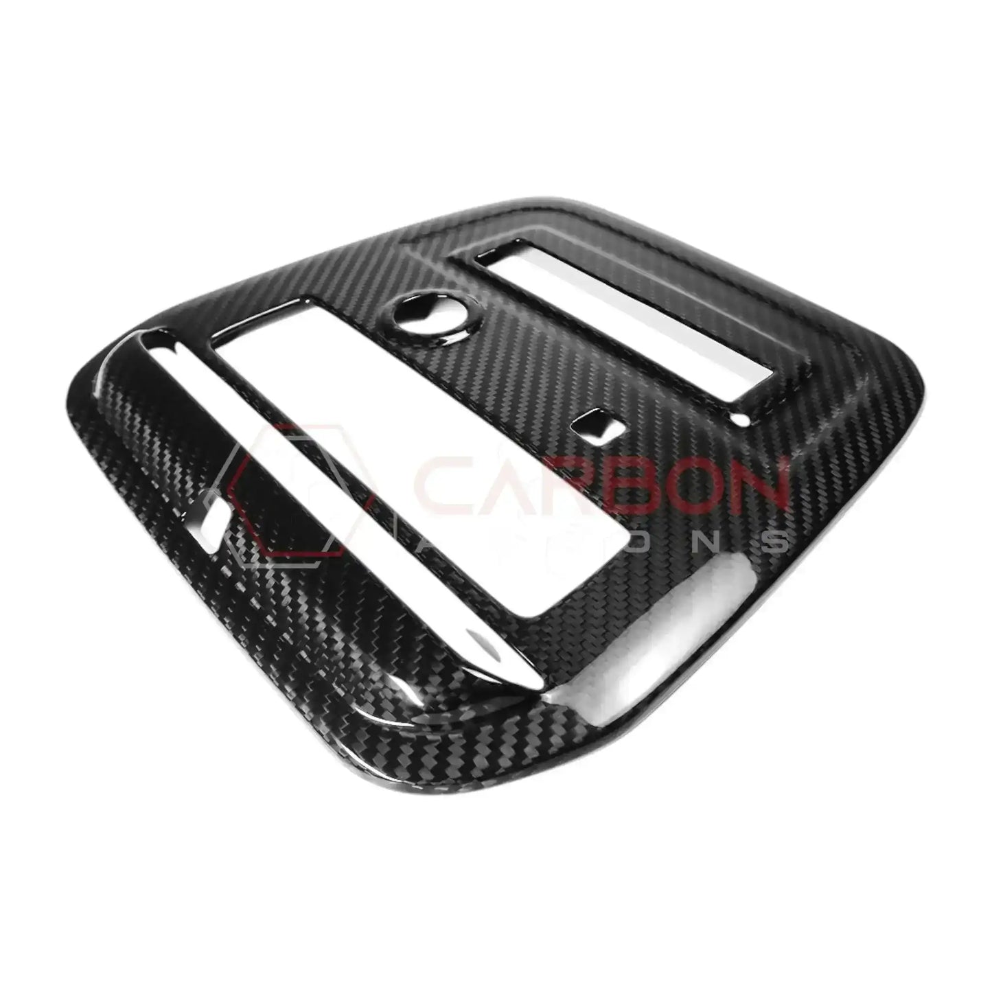 Real Carbon Fiber Overhead Reading Light Trim Cover For 2021+ Bronco