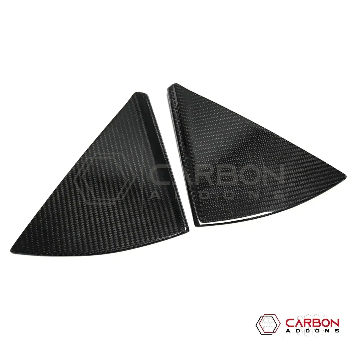 C8 Corvette Convertible Carbon Fiber B-Pillar Trim Covers | Exterior Upgrade (2020–2027)