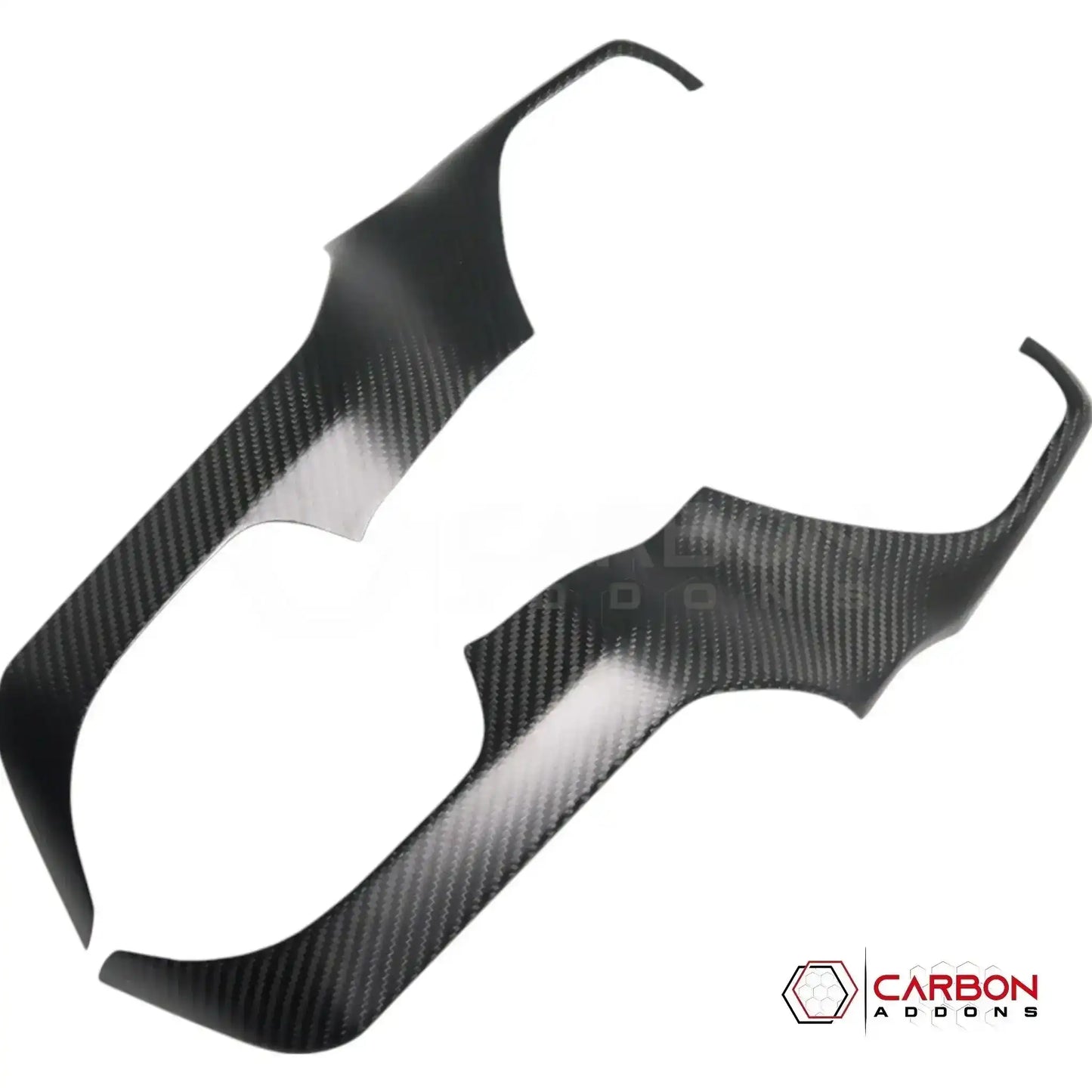 2019+ RAM 1500/TRX/RHO Radio Infotainment Screen Side Trim Hard Carbon Fiber Cover