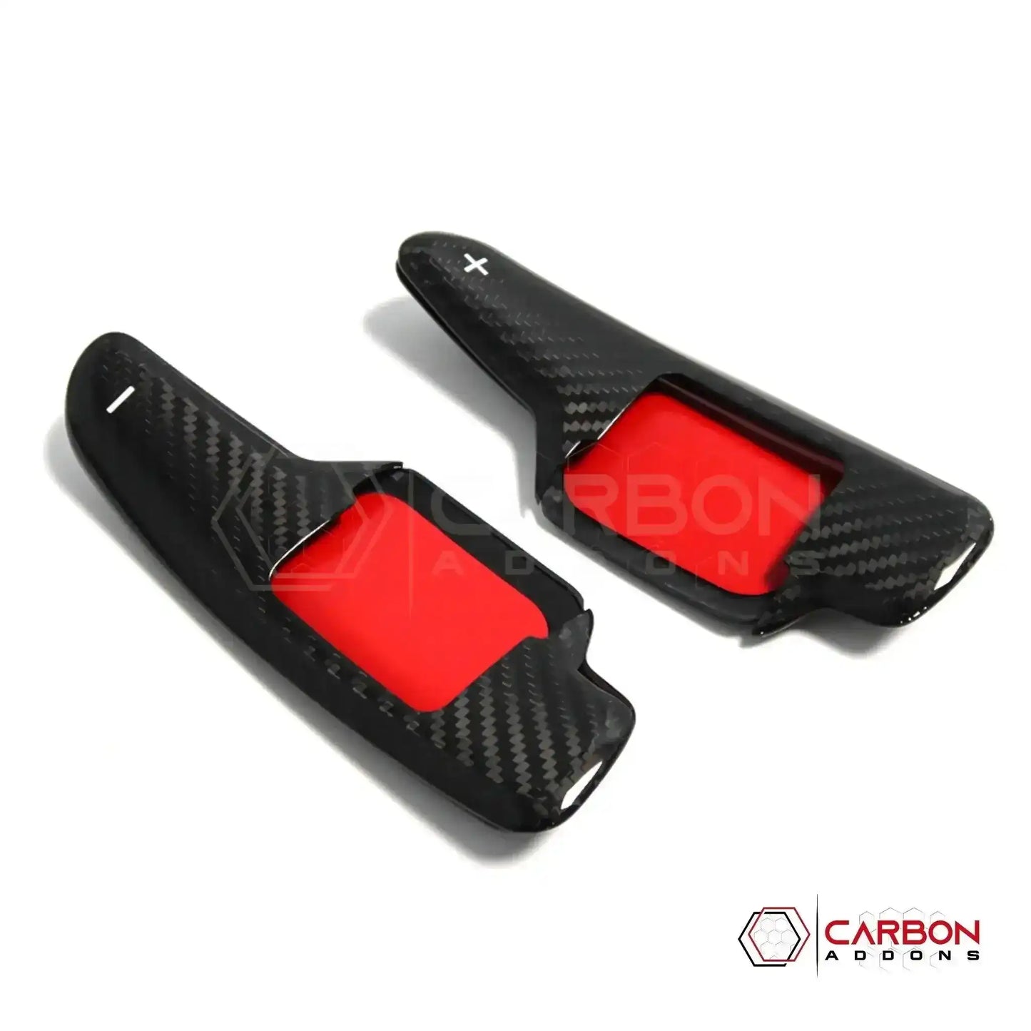 C8 Corvette Real Carbon Fiber Paddle Shifter Covers | Interior Upgrade (2020–2027)