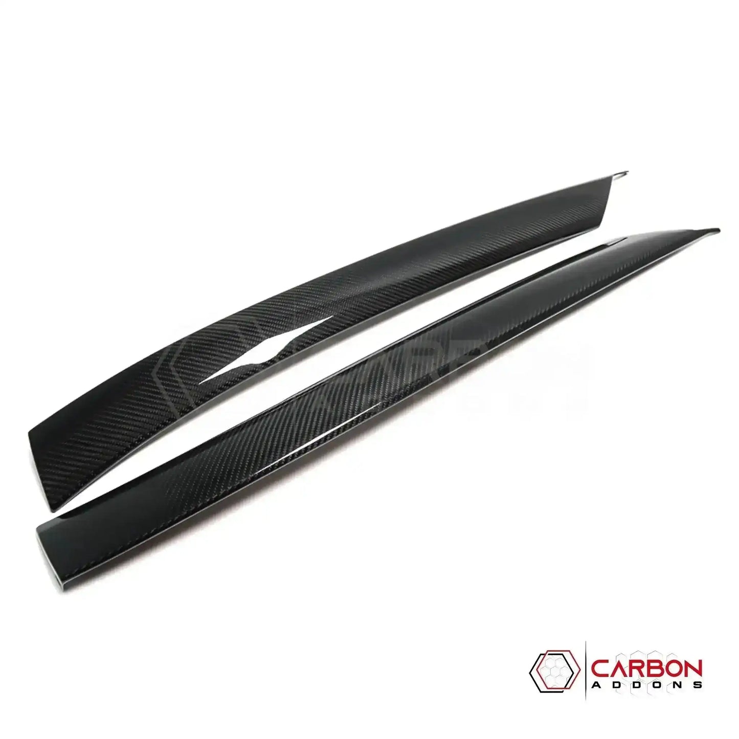 C8 Corvette Carbon Fiber A-Pillar Exterior Covers | Exterior Upgrade (2020-2027)
