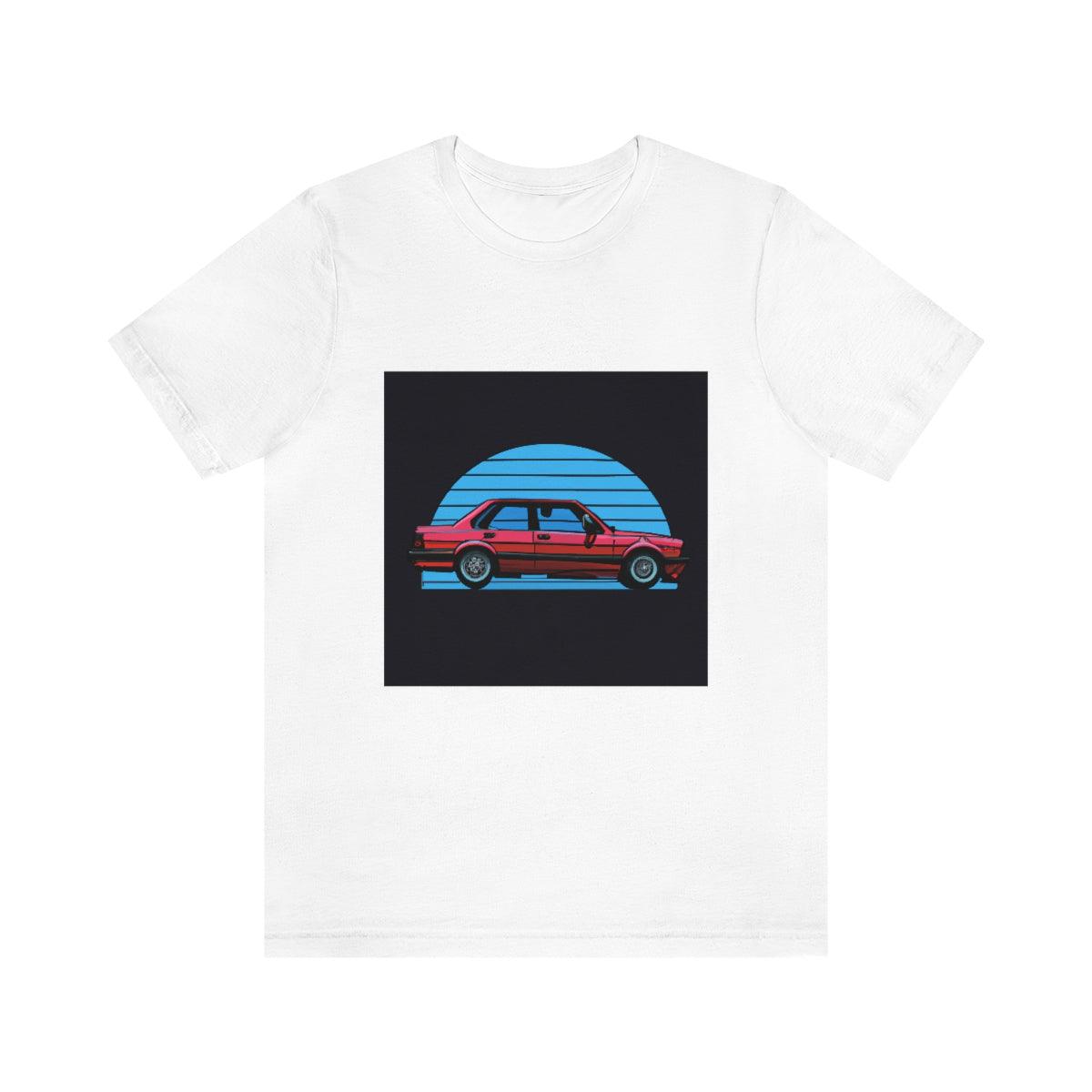 vintage style e30 4 door tshirt - Martin Metalwork LLC