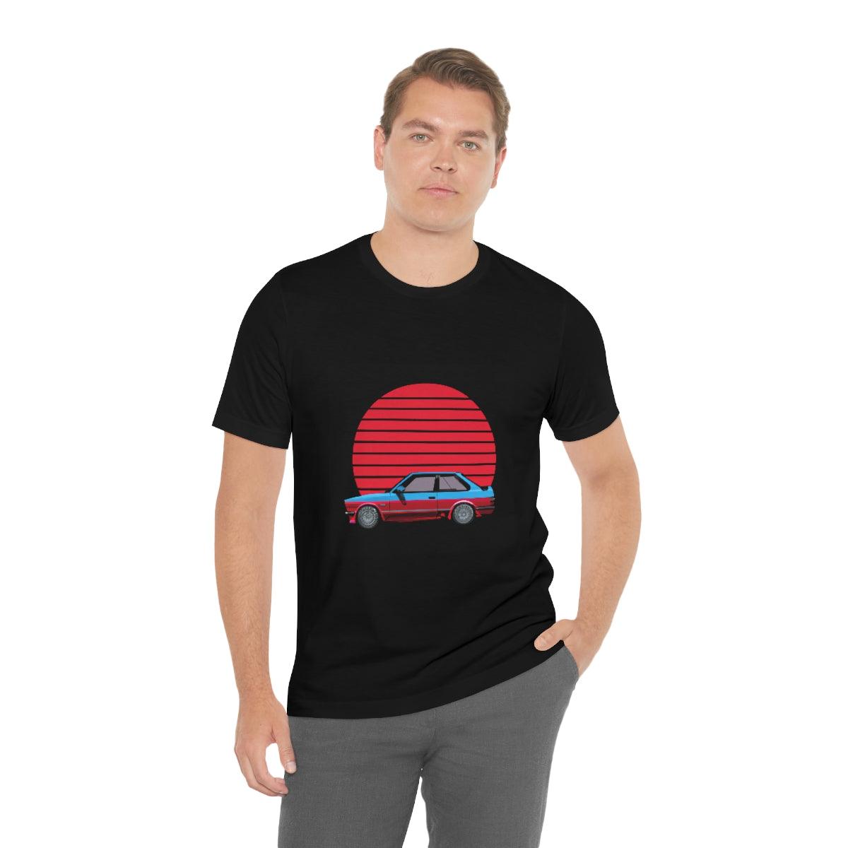 vintage style e30 2 door tshirt - Martin Metalwork LLC