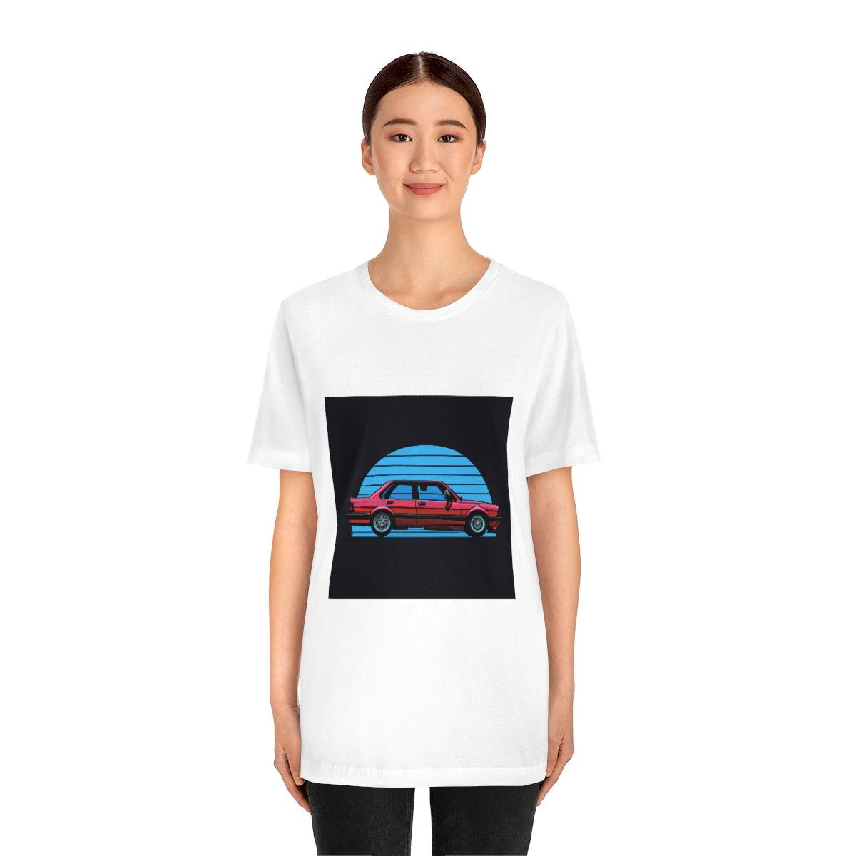 vintage style e30 4 door tshirt - Martin Metalwork LLC
